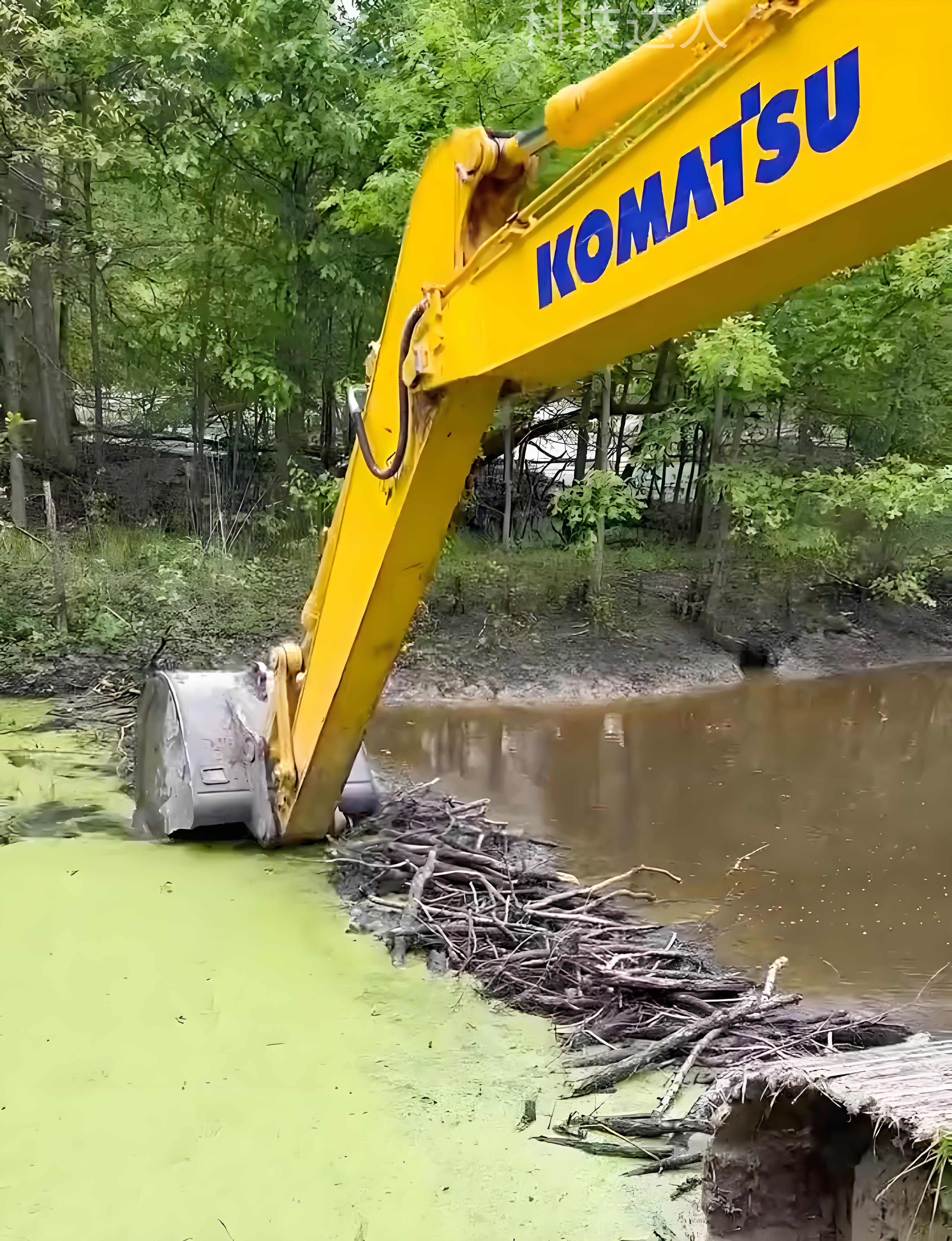 四川內(nèi)江挖機清淤施工隊-挖機清淤的施工成本如何計算？